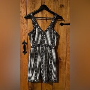 BCBG Maxazria Baby doll Aztec dress